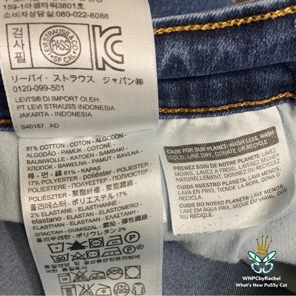 Levi’s Mid Length Cuffed Jean Shorts, Size 30 - Picture 6 of 8